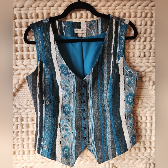 Julie Mitchell button up Vest - Picture 1 of 8